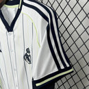 CAMISA DE BASEBOL DO REAL MADRID 25/26 BRANCO E PRETO