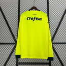 CAMISA MANGA LONGA DO PALMEIRAS 24/25 VERDE FLUORESCENTE